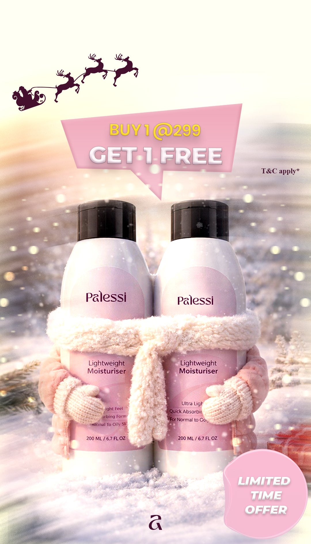 Palessi Winter Glow Offer – Buy 1 @ ₹299, Get 1 FREE