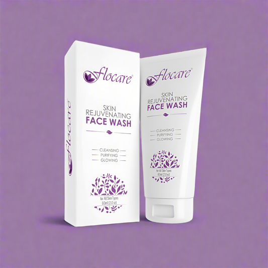 FLOCARE, Face wash, Skin Rejuvenating face wash.