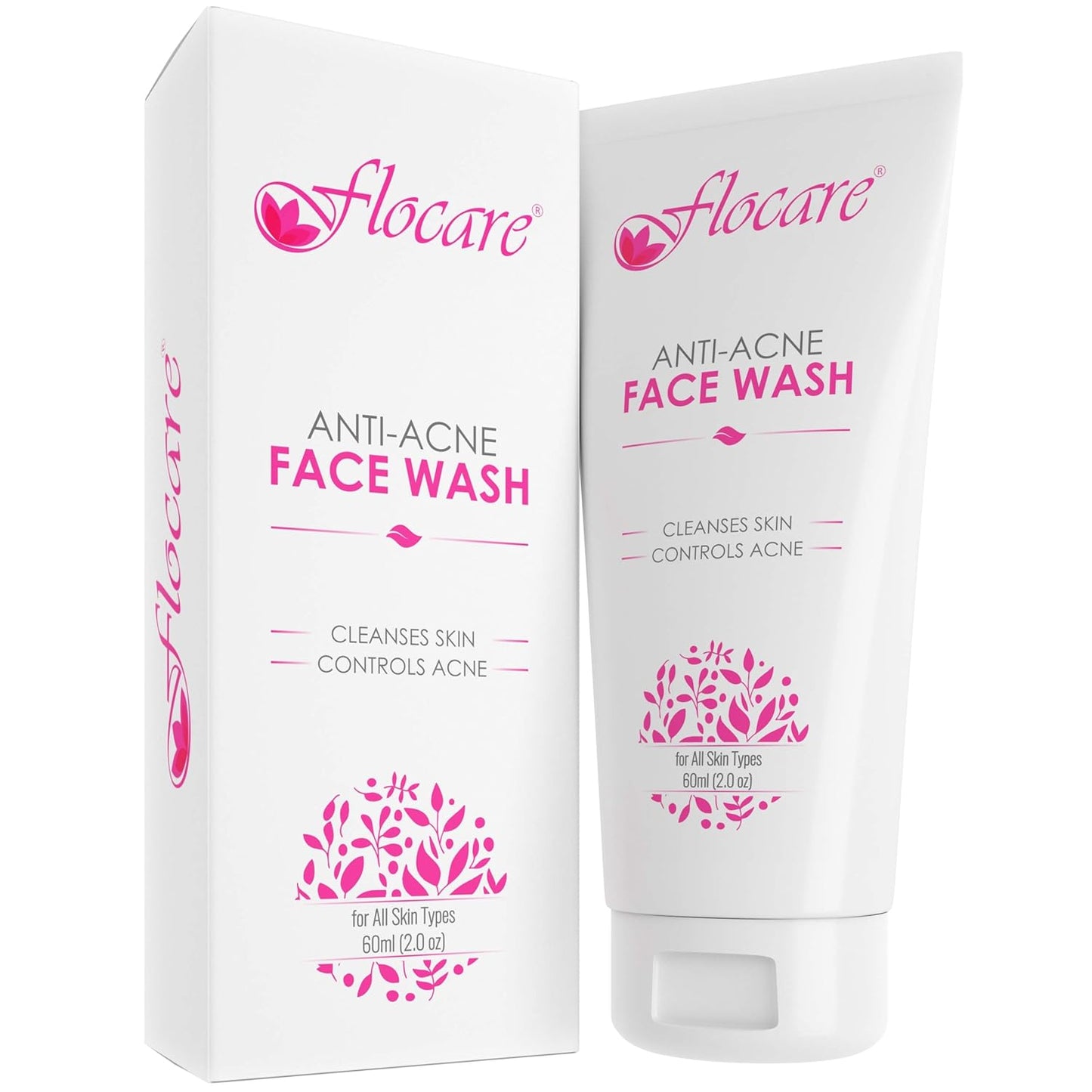 FLOCARE, Face wash, Anti-Acne face wash.