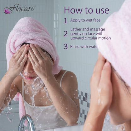 FLOCARE, Face wash, Skin Rejuvenating face wash.