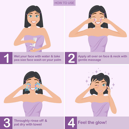 FLOCARE, Face wash, Skin Rejuvenating face wash.