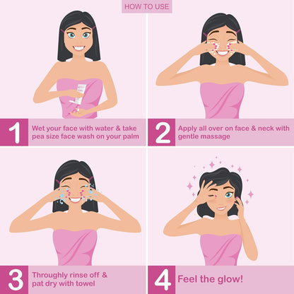 FLOCARE, Face wash, Anti-Acne face wash.