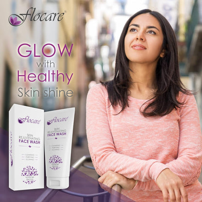 FLOCARE, Face wash, Skin Rejuvenating face wash.