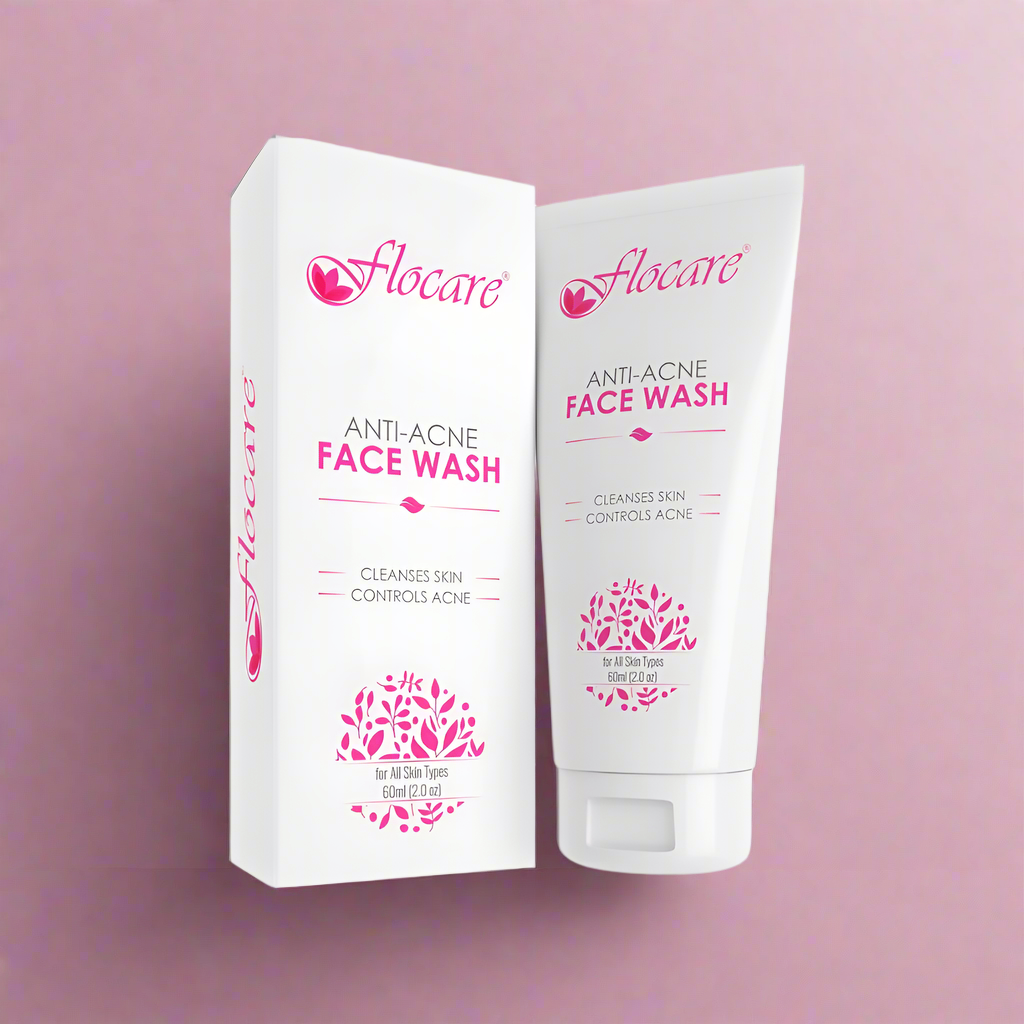 FLOCARE, Face wash, Anti-Acne face wash.