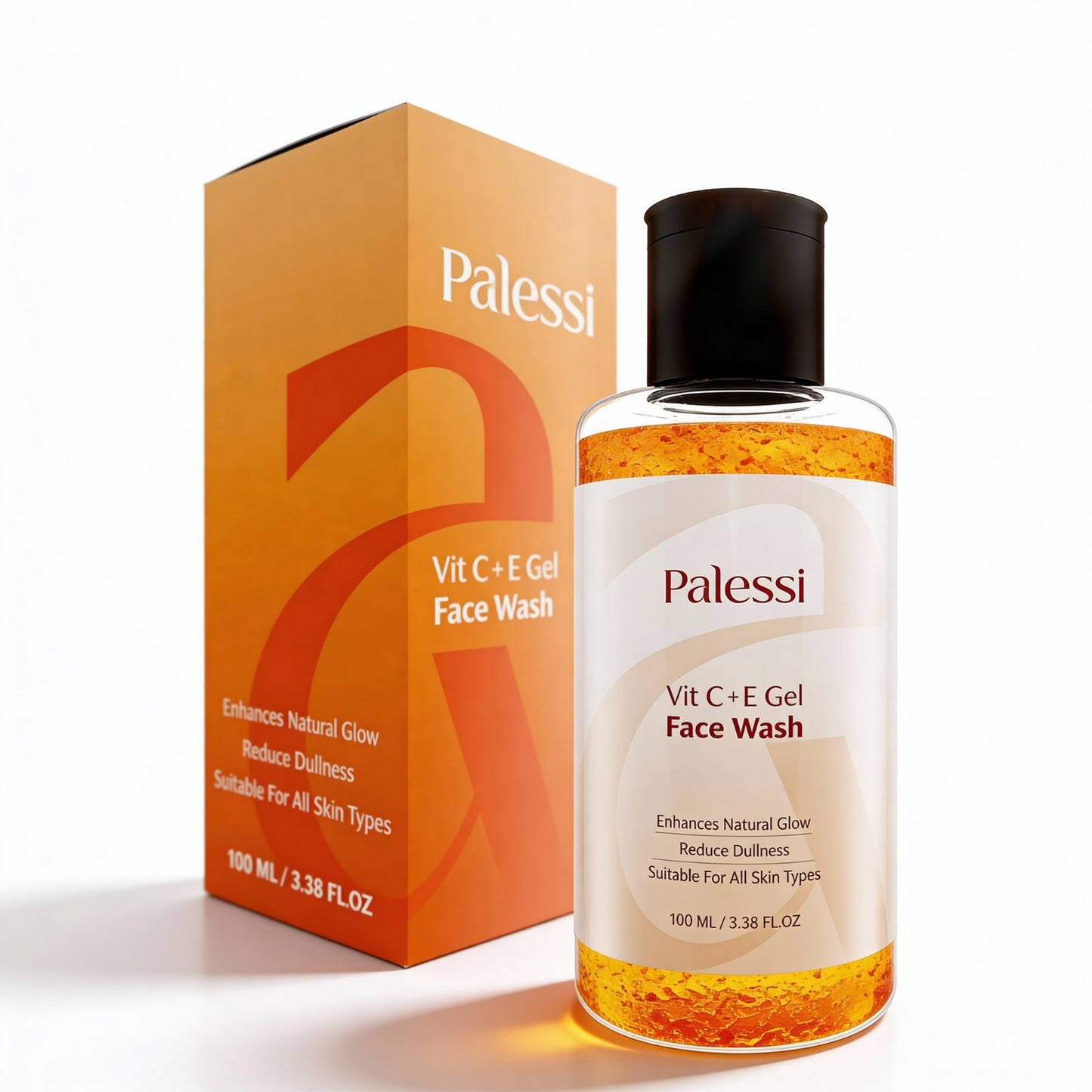 Palessi Vit C+E Gel Face Wash 100 ml