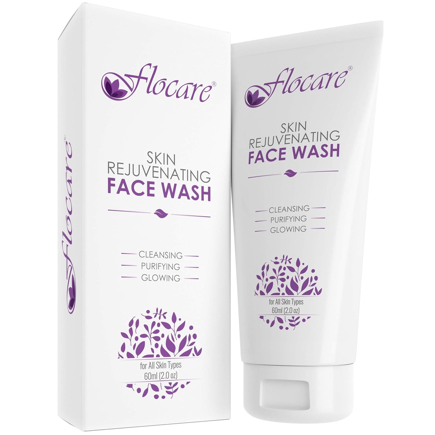 FLOCARE, Face wash, Skin Rejuvenating face wash.