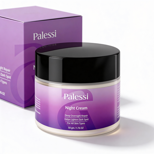 Palessi Night Cream with Alpha Arbutin, Vitamin-E, Mulberry  50 gm